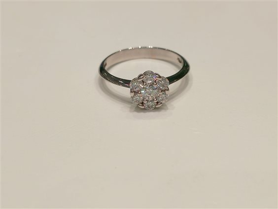 Ringe Duezeta Dame in Weißgold Zircone ANOBFFIORE7PIETRE2ZM7 - ANOBFFIORE7PIETRE2ZM7